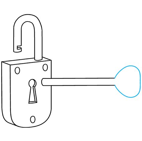 How to Draw a Key and Lock - Really Easy Drawing Tutorial