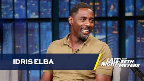 Idris Elba Might Have Wrecked Seth Meyers' Parents' Marriage | Idris elba, Seth meyers, Elba