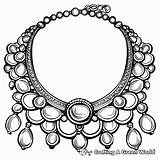 Necklace Coloring Pages  Free & Printable sketch template