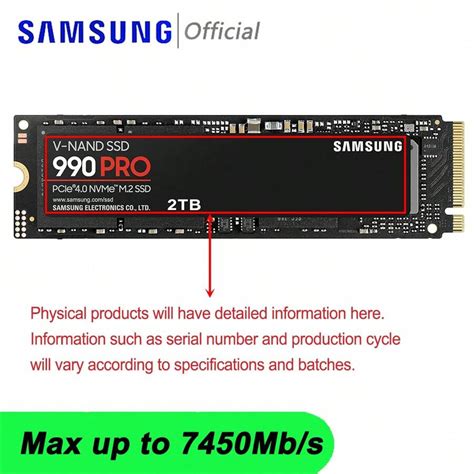 Samsung Ổ cứng thể rắn Samsung 990 PRO, NVMe M.2 SSD | SHEIN