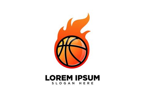 Basketball Fire Logo (775284)