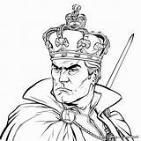 King Coloring Pages  Free & Printable sketch template