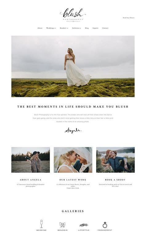 10 Squarespace example websites for inspiration • photographer edition ...