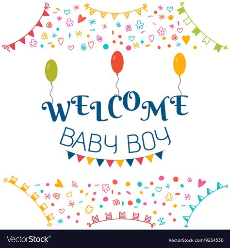 Welcome Baby Boy Card