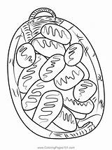 Bread Coloring Page For Kids  Free Breads Printable Pages sketch template