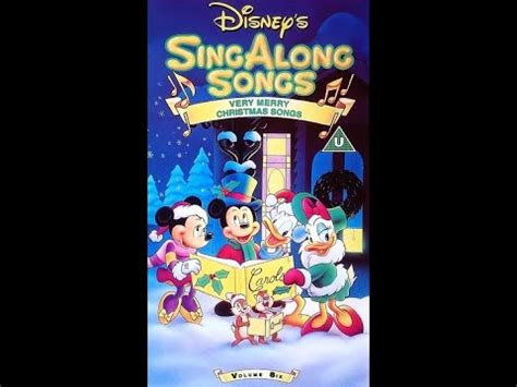 Opening to Disney's Sing Along Songs: Very Merry Christmas Songs UK VHS (1993) - YouTube