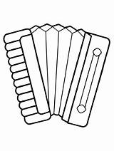 Accordion Coloring Book Fun And Creative Designs For  sketch template