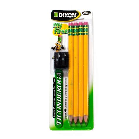 Set de lápiz y sacapuntas Dixon ticonderoga 5 pzas | Walmart