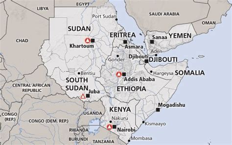 South African Horn Map