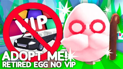 How To Get The Retired Egg In Adopt Me Without VIP! Roblox Adopt Me New ...