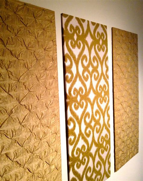 15 Photos Diy Fabric Panel Wall Art