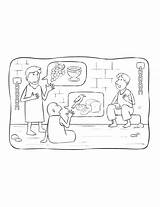 Joseph In Prison Coloring Page sketch template