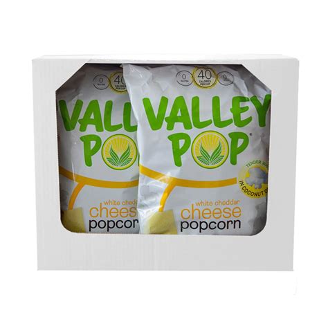 Valley Pop White Cheddar Popcorn - Valley Popcorn Services