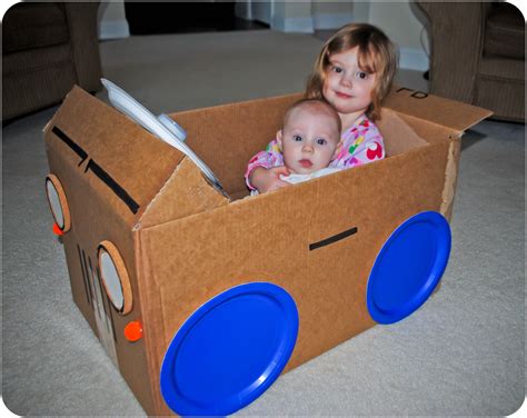 DIY Cardboard Car for Kids