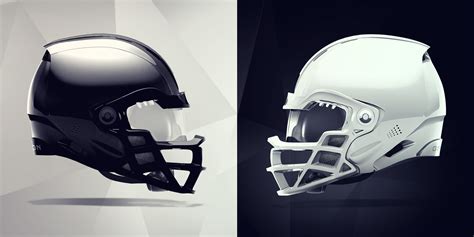 Future Football Helmet Design Case Study on Behance