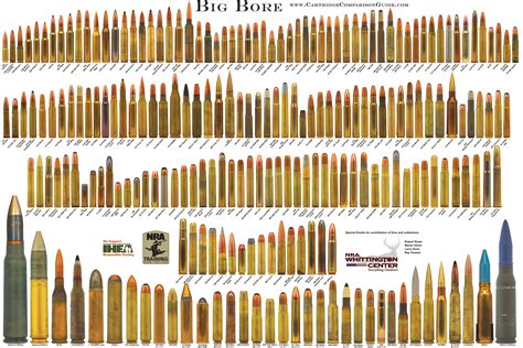 Rifle Bullet Size Chart