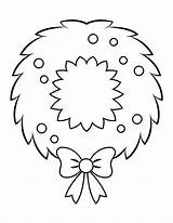 Free Christmas Wreath Coloring Page  Download Now sketch template