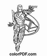 Avengers Iron Man – Coloring Pages And Books In PDF sketch template