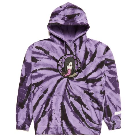 NARUTO OROCHIMARU CHENILLE HOODIE (PURPLE TIE DYE) – Hypland