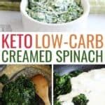 Cheesy Keto Creamed Spinach Recipe | Low Carb Yum