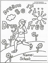 Printable Drug Free Coloring Pages  Home sketch template