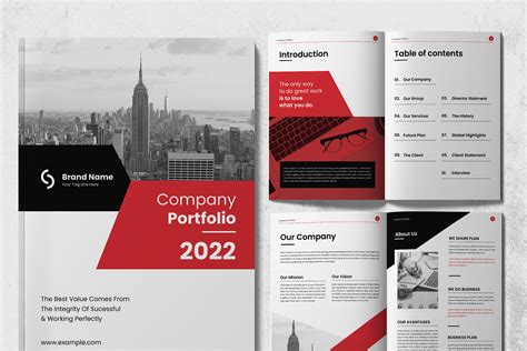 Company Portfolio Template Design | Creative Market