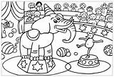 Circus Theme Coloring Pages sketch template