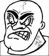 Angry Anger Management Bald Man Coloring Page  Wecoloringpagecom sketch template