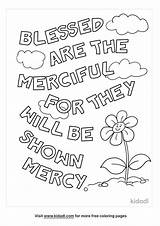 Free Blessed Are The Merciful Coloring Page  Printables sketch template