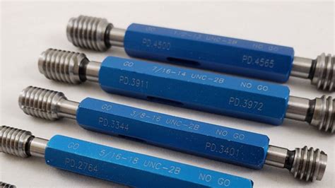 Industrial Metrology: GO and NO-GO Thread Plug Gauges | Thread Gages