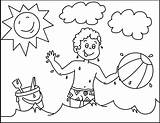 Sunny Sky Coloring Pages sketch template