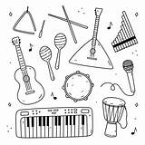 Free Coloring Pages Dance Musical Instruments sketch template