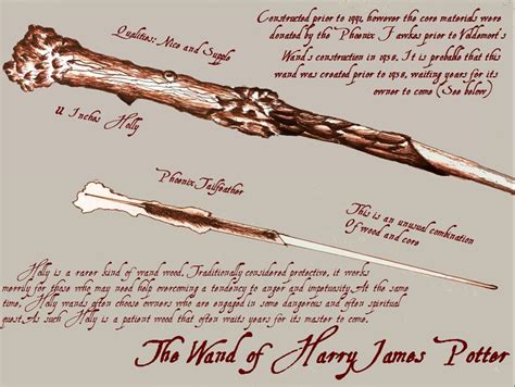 The Wand of Harry Potter - Diagram by gondring on DeviantArt | Harry ...