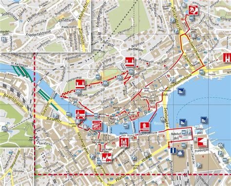 Lucerne Attractions Map