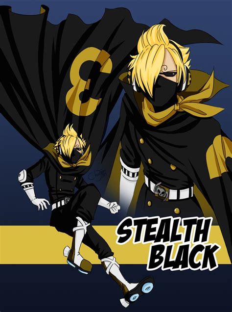 Sanji's new power revealed. Germa 66 number 3, raid suit, stealth black ...