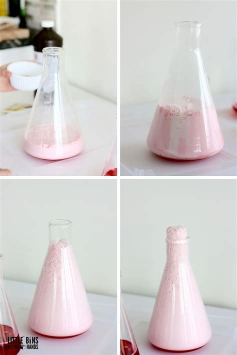 Valentines Day Hydrogen Peroxide Yeast Experiment Elephant Toothpaste