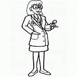 Coloring Doctor Kids Drawing sketch template