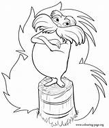 The Lorax Characters Coloring Pages sketch template