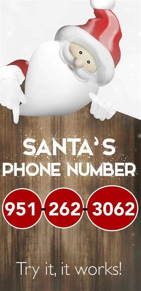 Santa's North Pole phone number | Holidays | Timée, Calendrier de l ...