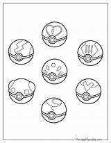 22 Pokéball Coloring Pages Free PDF Printables sketch template