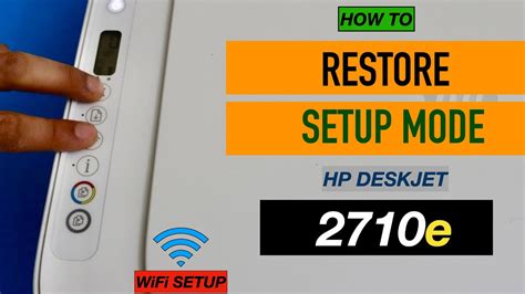 HP DeskJet 2700 Printer WiFi Setup Mode. - YouTube