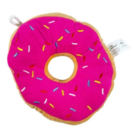 SIMPSONS UNIVERSAL STUDIOS Donut Pillow 9" PINK Sprinkles Stuffed Animal Plush $11.85 - PicClick