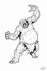 Ogre Coloring Pages sketch template