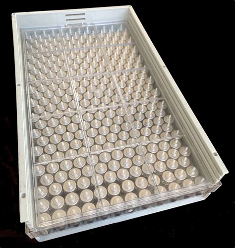 vials, plastic trays storage