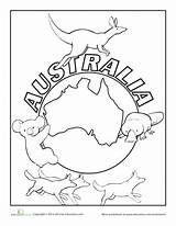 Australian Coloring Page  AmarailHolloway sketch template