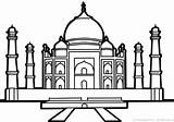 Coloring Dome Buildings Building Capitol Pages Washington Dc Famous  sketch template