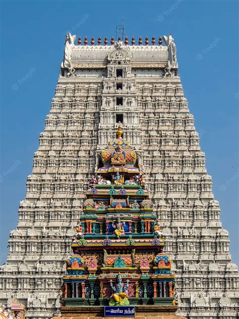 Premium Photo | Tiruvannamalai India Architecture of Annamalaiyar ...