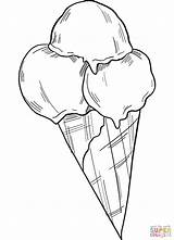 Ice Cream Cone Coloring Page  Free Printable Coloring Pages sketch template