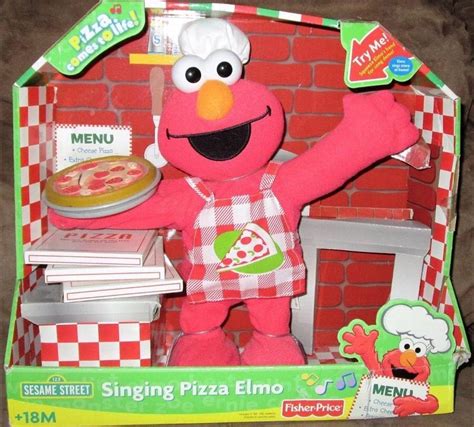 Sesame Street Singing Pizza Elmo in Original Box - Fisher Price K4685 | #1841017146