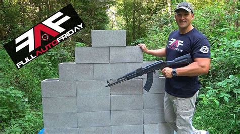 Full Auto Friday! AK-47 vs Cinder Block Wall! | GET YOUR CLOTHING HERE ...